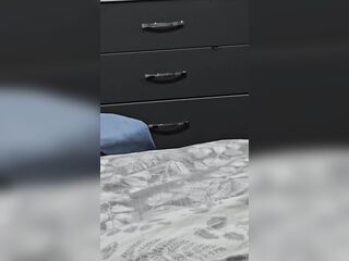 Step mom caught by step son while changing her panties and bra in his bedroom