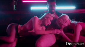 Deeper. Kayden and Kenna Fuck VIP in Strip Club Booth