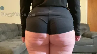 Big booty redhead mom fucks raw in homemade stand up sex