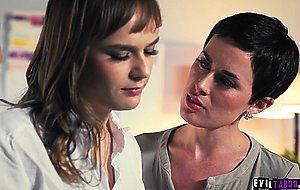 Lady boss demands new assistant to fuck with her hubby