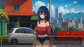 Bluring The Walls Romance Hentai Game Ep.1 Expose Her Perfect Ass In The Street !