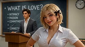 Cute 23 yo University Asian Student Seduces her Favorite Professor After Hours (AI) ASMR