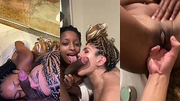 Dotado fode no pelo com a Vicky menage e a Sofie Lollipop