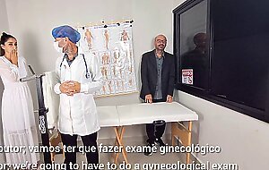 A cuckolded groom takes his fiancee to the doctor for a gynecological exam!