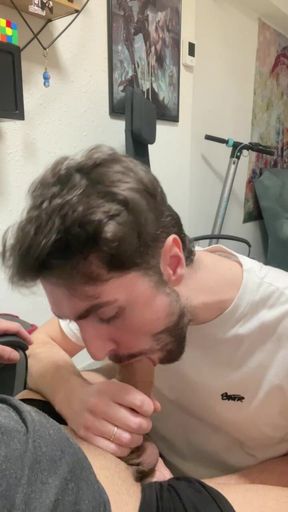 Making My Latin Friend Cum in My Mouth