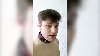 Corks go wild with no grease in this homemade BDSM anal adventure