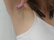 Button's Armpit per Request (shaving, short clip)