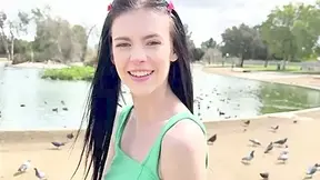 Skinny Teen 18+ Shows Us Her Pussy Grip With Bella Nova