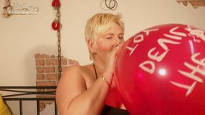 Balloon and high heels