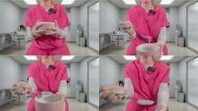 Nurse Chara Spoon-Feeds You 10 Thick Bull Loads CEI