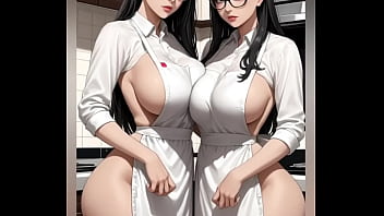 Indian women kiss in kitchen part 2 (Ai animation)