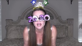 Happy New Year 2020! (Flashing Headband, Purple 2020 Glasses, Silver Dress, and Dildo)