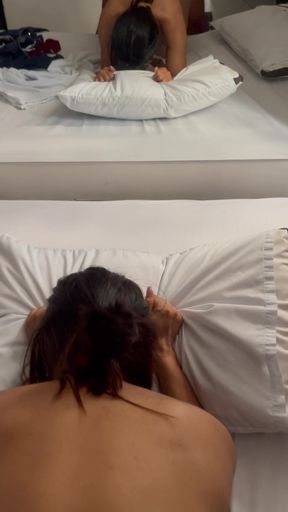 33-year-old unfaithful young man with a giant ass moans very well