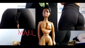 Ebony Slut Swallowed In Giant Ass Smother With Gym Pants - Unaware Giantess