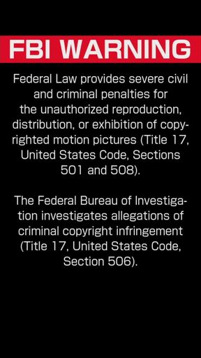 FBI warning