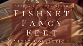 Fishnet Fancy Feet | Fishnet Feet Tease, Foot Fetish, Soles & Toes, POV Seduction