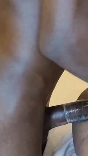 My neighbor puts me on all fours and the corner of the bathtub and then he shoves his huge thick black cock into me   Clip 1