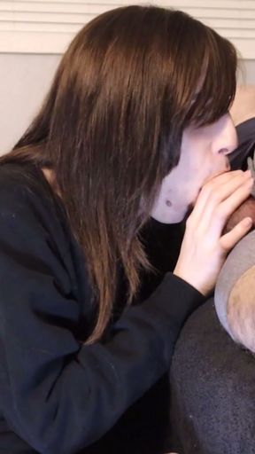 Shhh be quiet I'm going to try and make him CUM   Clip 1