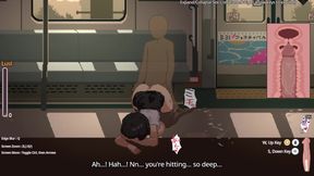 Fucking girls on a train (Train45 animations)