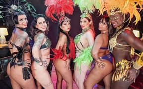 Real Carnaval groupsex samba party