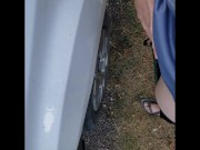 FTM Pee Desperation Spray Car Tire