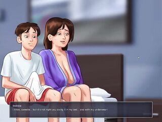 Hawt mother I'd like to fuck caught me stroking with her Pants - Summertime Saga Ep 1