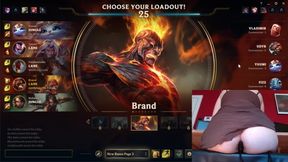 Inflatable Buttblug Challenge #2 League Of Legends #16 Luna - Gamer Girl