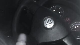 BOYFRIENDS WET DREAM ILL RUB HIS COCK ON THE STEERING WHEEL TIL HE CUMS ALL OVER IT!!!