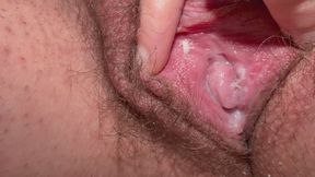 Creamy pussy super close