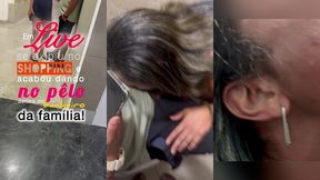 abordagem a desconhecidos em dose dupla...primeiro no banheiro do shopping e depois do bloco dentro do metro: duas gozadas na boquinha, duas fodas no pelo!