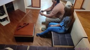 Horny MILF Rides Stepbrother in Amateur Anal Threesome