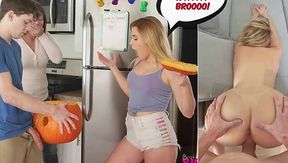 Pumpkin Pounding with Aubrey's Big Booty