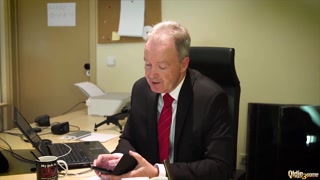 Hot old vs girls&nbsp;threesome scene with grandpa&nbsp;