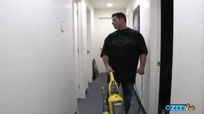 Clean my dirty wet pussy now while you're at it