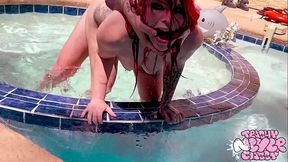 Summer Time Pool Rough Fuck