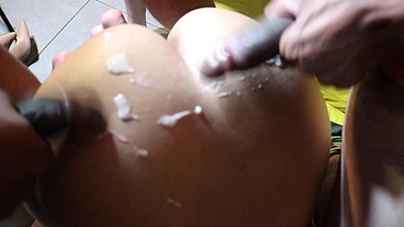Gooey Finishes (Unedited BBC Messy and Sloppy) Brazilian Cumshots and Behind The Scenes