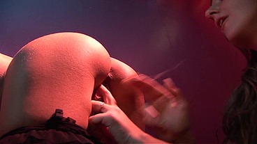 Cate Harrington, Cyprus Isles And Tia Lane Gyrate In Black Lace And Fight For Assfucking Meatpole