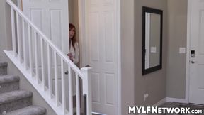 MILF Lauren Phillips caught her BBC husband fuck younger Aria Carson