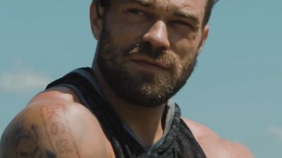 Attractive hunks with buff bodies fuck balls deep in nature