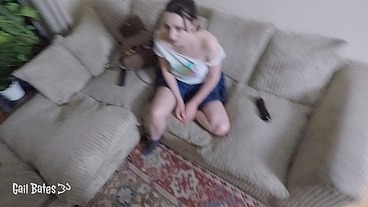 Thieving babysitter punished with extreme sex