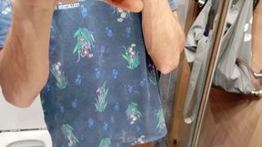 The Dirty Guy Shows You His Flaccid Cock Full of Semen and Cleans the Cumshot From the Previous Vide