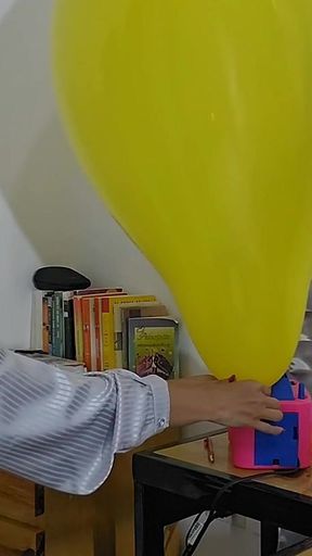 Marianna Tries to Inflate Her Square Balloon Without Bursting It