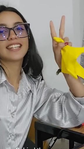 Marianna Tries to Inflate Her Square Balloon Without Bursting It