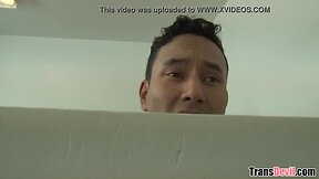 Isabella sorrenti hammered in the bathroom