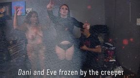 Dani and Eve get Frozen by Creeper 1