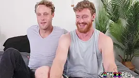 Sage Hardwell And Justin Taylor - Handsome Spreads His Ass For