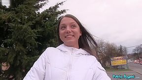 Picks Up A Russian Teen 18+ To Fuck For Money