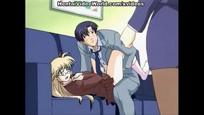 Horny Anime Chick Plays Cards Before Taking Dick In Every Hole