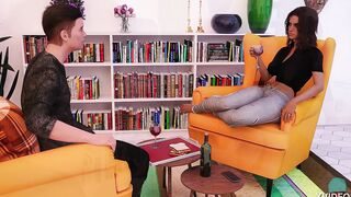 BEING A DIK #147 • Big Titted dark hair Isabella gets nude
