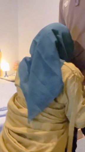 Stw binor hijab likes to fuck young men until they orgasm   Clip 1